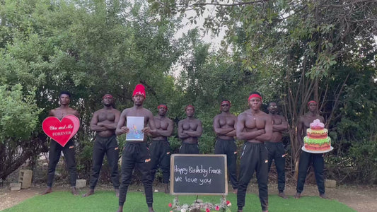 Personalised Funny Dancing Singing African Greeting Video Gift - Lion Team